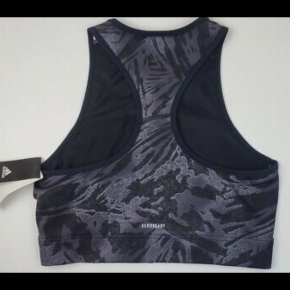 NWT Adidas x Zoe Saldana Collection Low Impact Sports Training Bra Women's L - Picture 2 of 3